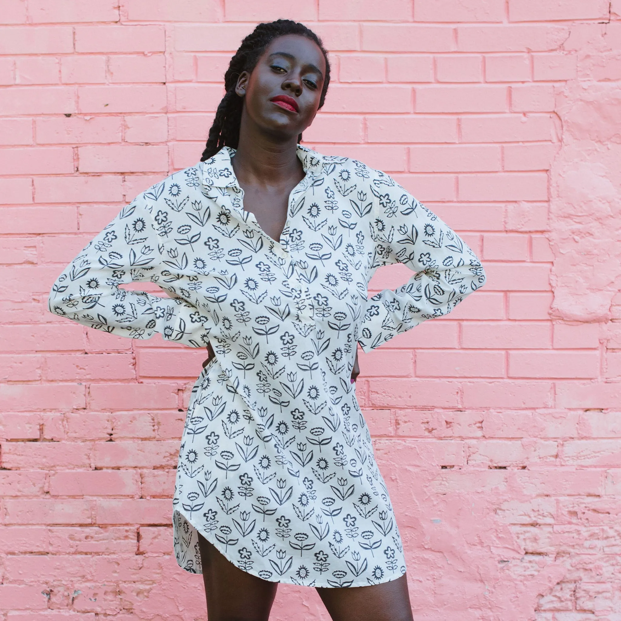 Katherine Shirt Dress in Merida