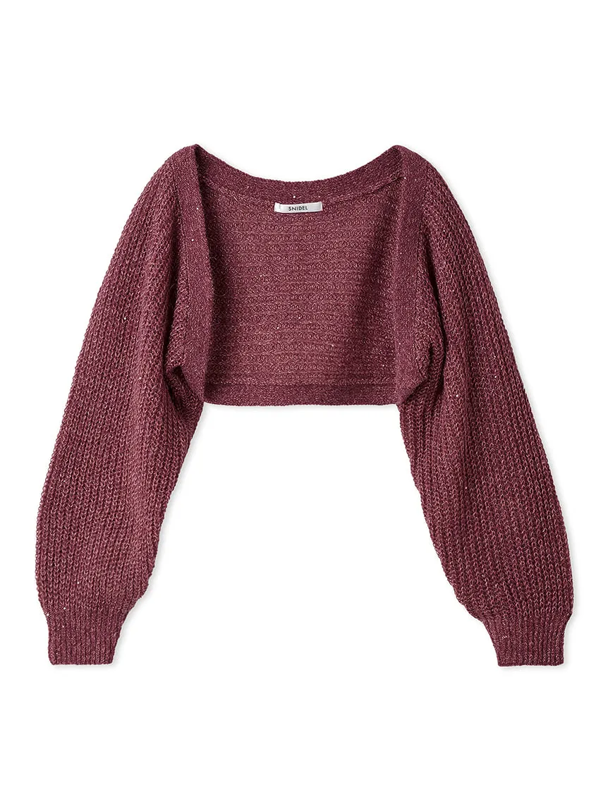 Low Gauge Cropped Cardigan