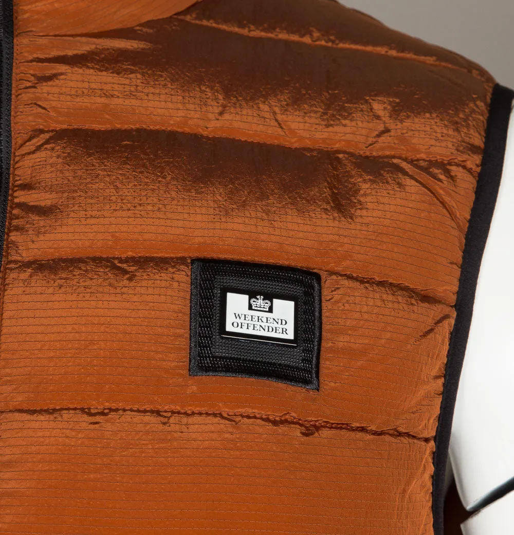 Weekend Offender Gacha Quilted Gilet Russet