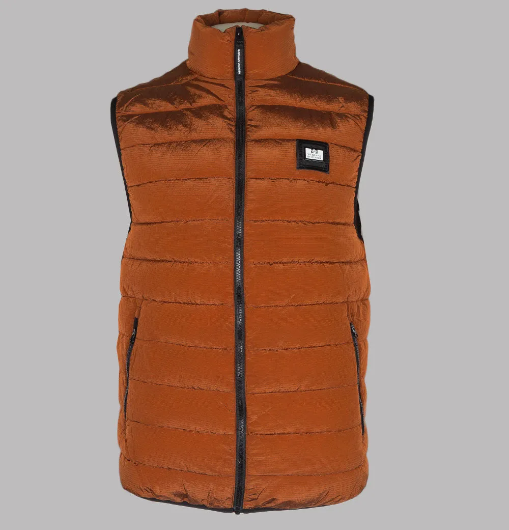 Weekend Offender Gacha Quilted Gilet Russet