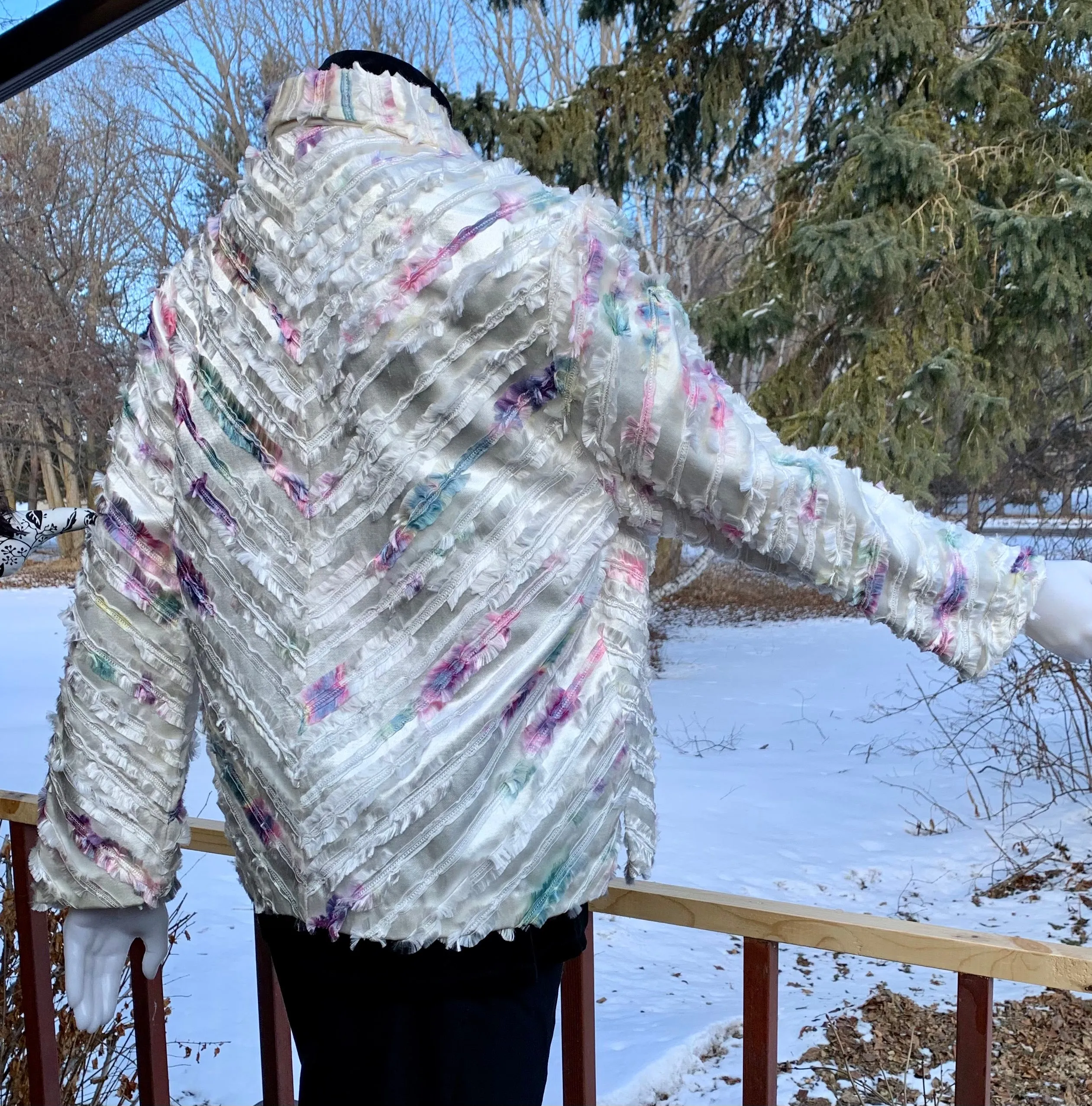 White Total Elegance Jacket