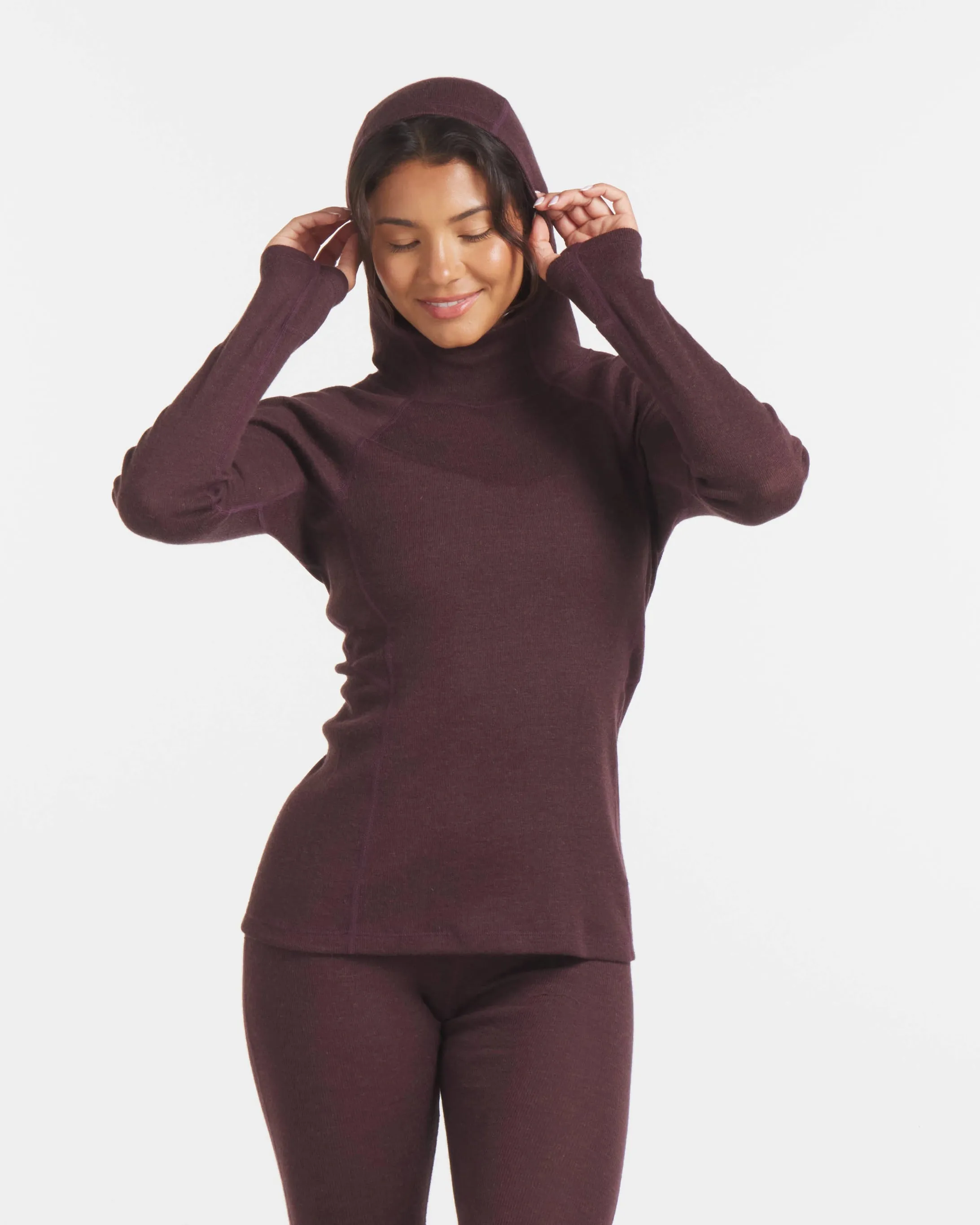Women's Alpaca Thermal Hoodie